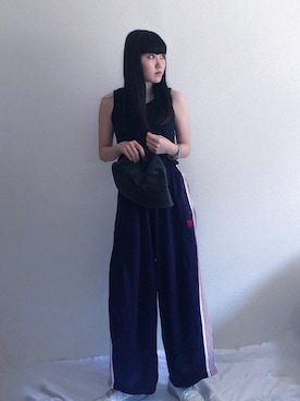 「アイテム（バングル/リストバンド）」を使った、nanamiさん（レディース・164cm）の春コーディネート