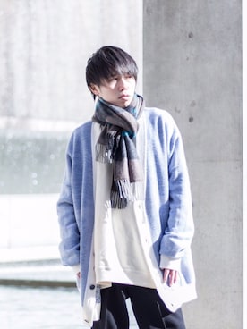 「O project（オープロジェクト）のアイテム（トップス）」を使った、Takeru(SENTIRE)さん（メンズ・165cm）の冬コーディネート