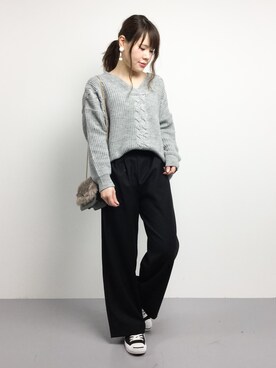 natsumiさん（レディース・160cm）の冬コーディネート