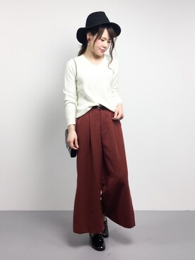 natsumiさん（レディース・160cm）の冬コーディネート