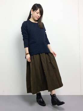 natsumiさん（レディース・160cm）の冬コーディネート