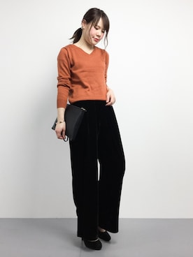 「MAISON TOKYO（メゾントウキョウ）のアイテム」を使った、natsumiさん（レディース・160cm）の冬コーディネート