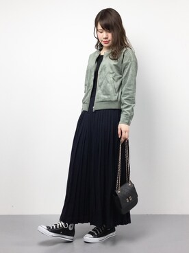 「amelier MAJESTIC LEGON（アメリエルマジェスティックレゴン）のアイテム（ジャケット/アウター）」を使った、natsumiさん（レディース・160cm）の冬コーディネート