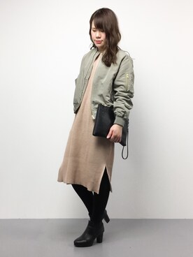 natsumiさん（レディース・160cm）の冬コーディネート