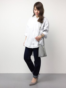 「Luz Llena (NEY)（ラズレナニー）のアイテム（トップス）」を使った、natsumiさん（レディース・160cm）の冬コーディネート