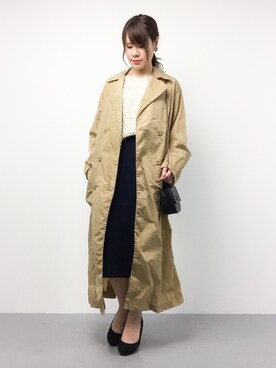 「Another Edition（アナザーエディション）のアイテム（その他アウター）」を使った、natsumiさん（レディース・160cm）の冬コーディネート