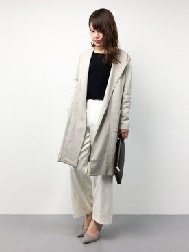 「NOMBRE IMPAIR（ノンブルアンペール）のアイテム（その他アウター）」を使った、natsumiさん（レディース・160cm）の冬コーディネート