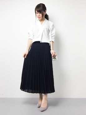 「The DUFFER of ST.GEORGE（ザダファーオブセントジョージ）のアイテム」を使った、natsumiさん（レディース・160cm）の春コーディネート
