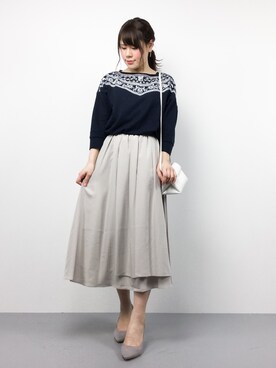 natsumiさん（レディース・160cm）の春コーディネート