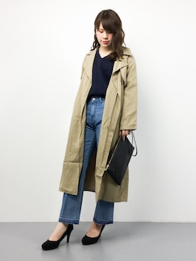 「Factor=（ファクターイコール）のアイテム（ジャケット/アウター）」を使った、natsumiさん（レディース・160cm）の春コーディネート