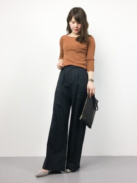 「Abahouse Devinette（ドゥヴィネット）のアイテム」を使った、natsumiさん（レディース・160cm）の春コーディネート
