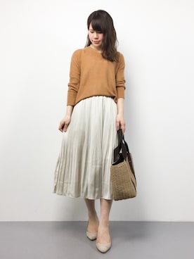 natsumiさん（レディース・160cm）の春コーディネート