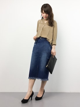 natsumiさん（レディース・160cm）の春コーディネート