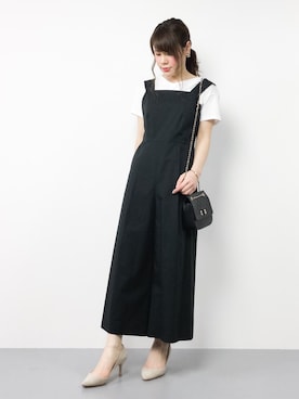「UNITED ARROWS（ユナイテッドアローズ）のアイテム（オールインワン・サロペット）」を使った、natsumiさん（レディース・160cm）の春コーディネート
