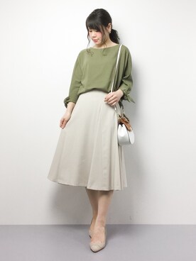 「Abahouse Devinette（ドゥヴィネット）のアイテム」を使った、natsumiさん（レディース・160cm）の春コーディネート