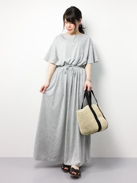 「Te chichi TERRASSE（テチチテラス）のアイテム」を使った、natsumiさん（レディース・160cm）の春コーディネート