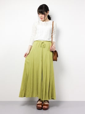 natsumiさん（レディース・160cm）の春コーディネート