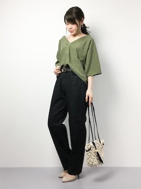 natsumiさん（レディース・160cm）の春コーディネート