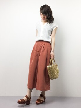 natsumiさん（レディース・160cm）の夏コーディネート