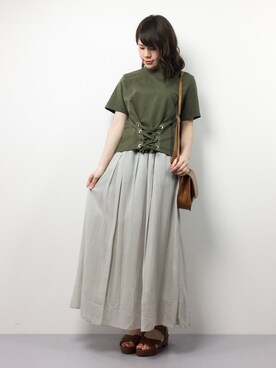 natsumiさん（レディース・160cm）の夏コーディネート