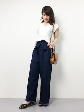 natsumiさん（レディース・160cm）の夏コーディネート