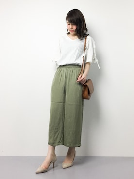 natsumiさん（レディース・160cm）の夏コーディネート