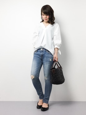 natsumiさん（レディース・160cm）の夏コーディネート