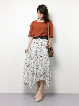 natsumiさん（レディース・160cm）の夏コーディネート