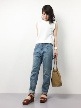 natsumiさん（レディース・160cm）の夏コーディネート