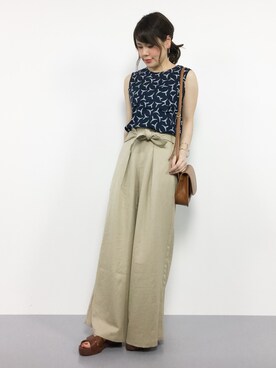 natsumiさん（レディース・160cm）の夏コーディネート