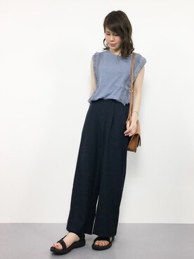 natsumiさん（レディース・160cm）の夏コーディネート
