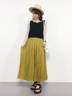 natsumiさん（レディース・160cm）の夏コーディネート