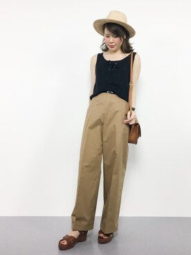 natsumiさん（レディース・160cm）の夏コーディネート