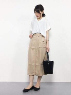 natsumiさん（レディース・160cm）の夏コーディネート