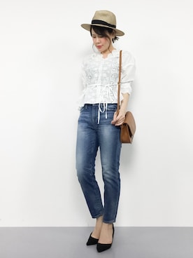 natsumiさん（レディース・160cm）の夏コーディネート