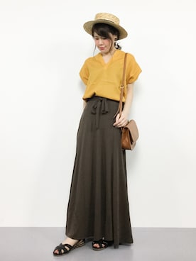 natsumiさん（レディース・160cm）の夏コーディネート