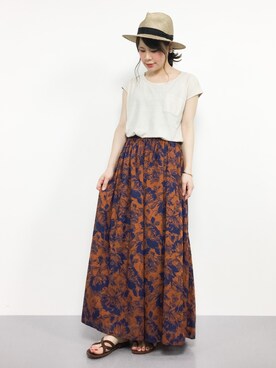 natsumiさん（レディース・160cm）の夏コーディネート