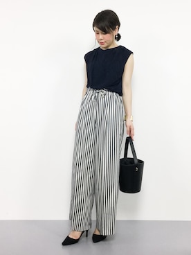 natsumiさん（レディース・160cm）の夏コーディネート