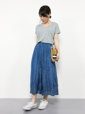 natsumiさん（レディース・160cm）の夏コーディネート