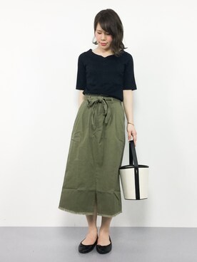 natsumiさん（レディース・160cm）の夏コーディネート