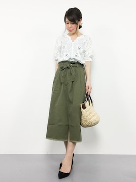 natsumiさん（レディース・160cm）の夏コーディネート