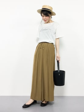 natsumiさん（レディース・160cm）の夏コーディネート