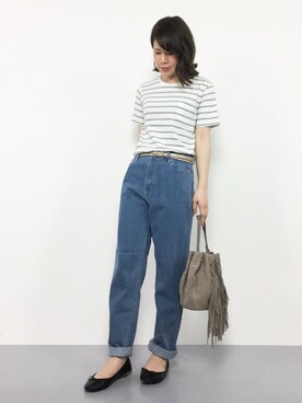 「HusHusH（ハッシュアッシュ）のアイテム」を使った、natsumiさん（レディース・160cm）の夏コーディネート