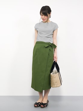「CLEARIMPRESSION （クリアインプレッション）のアイテム」を使った、natsumiさん（レディース・160cm）の夏コーディネート