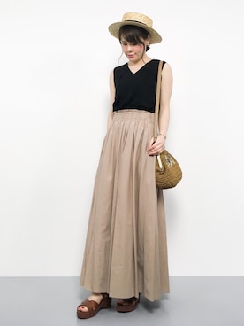 natsumiさん（レディース・160cm）の夏コーディネート