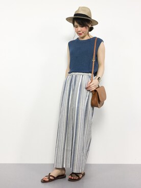 natsumiさん（レディース・160cm）の夏コーディネート