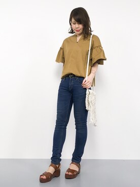 natsumiさん（レディース・160cm）の夏コーディネート