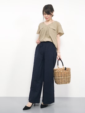 natsumiさん（レディース・160cm）の夏コーディネート