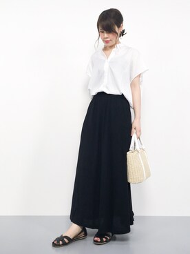 natsumiさん（レディース・160cm）の夏コーディネート