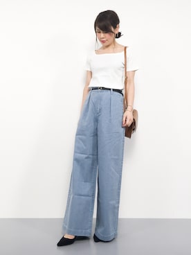 natsumiさん（レディース・160cm）の夏コーディネート